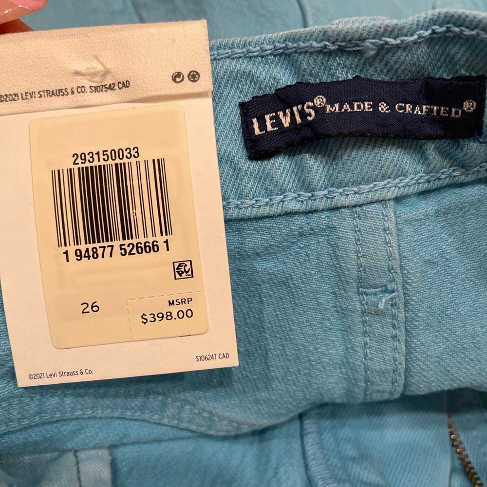 Levi blue jeans